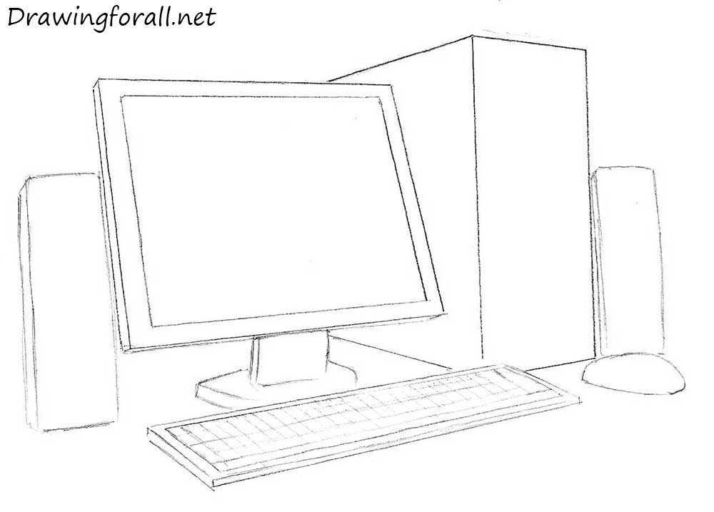drawing a computer