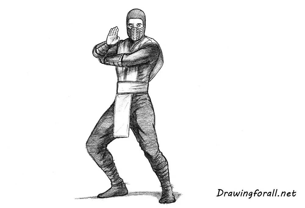 how to draw scorpion