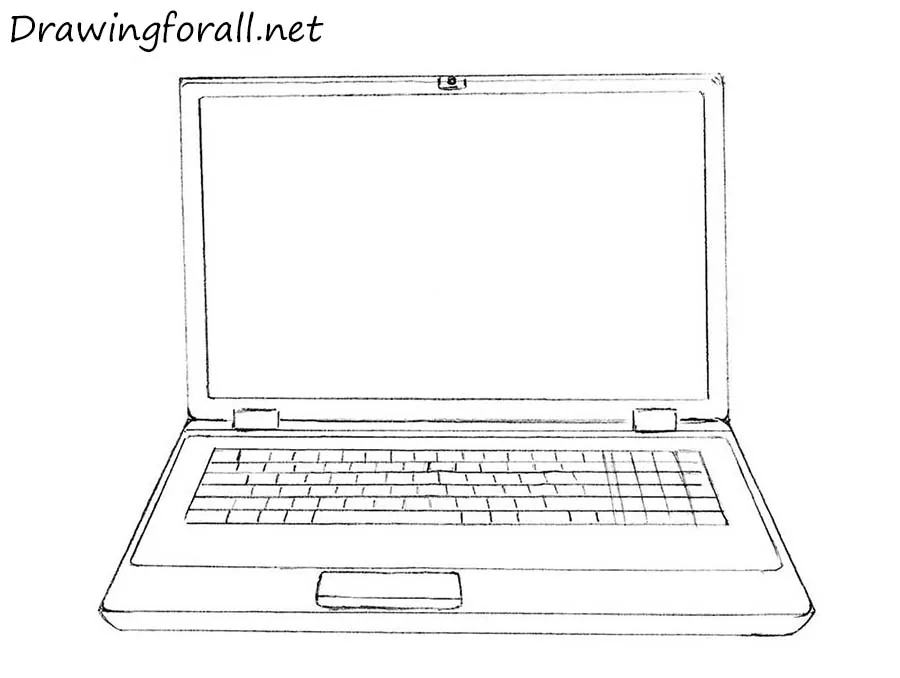 Sketch style Desktop Computer Monitor Keyboard and Mouse  Desktop  computers Computer sketch Computer cpu