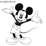 How to Draw Mickey Mouse