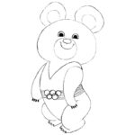 How to Draw The Olympic Mishka