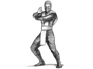 How to draw scorpion from mortal kombat featured image