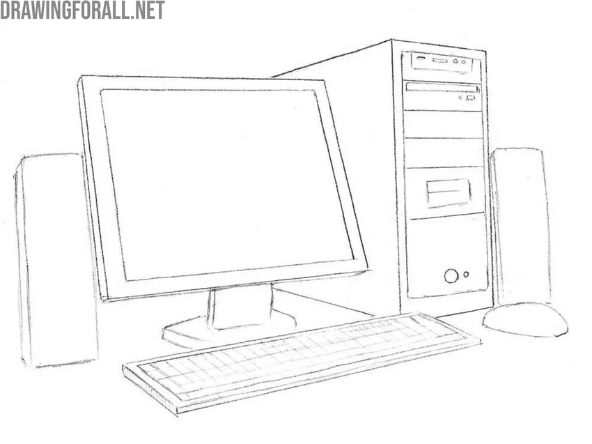 Draw the computer system unit in detail