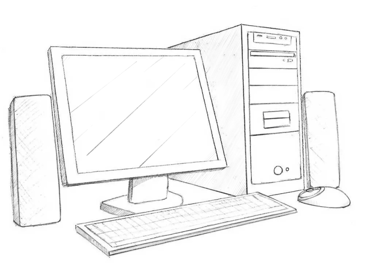 how to draw a computer featured image