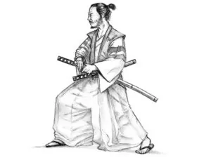 how to draw a samurai featured image
