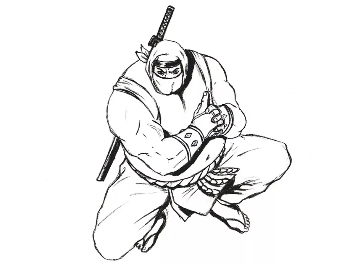how to draw a sumo ninja featured image