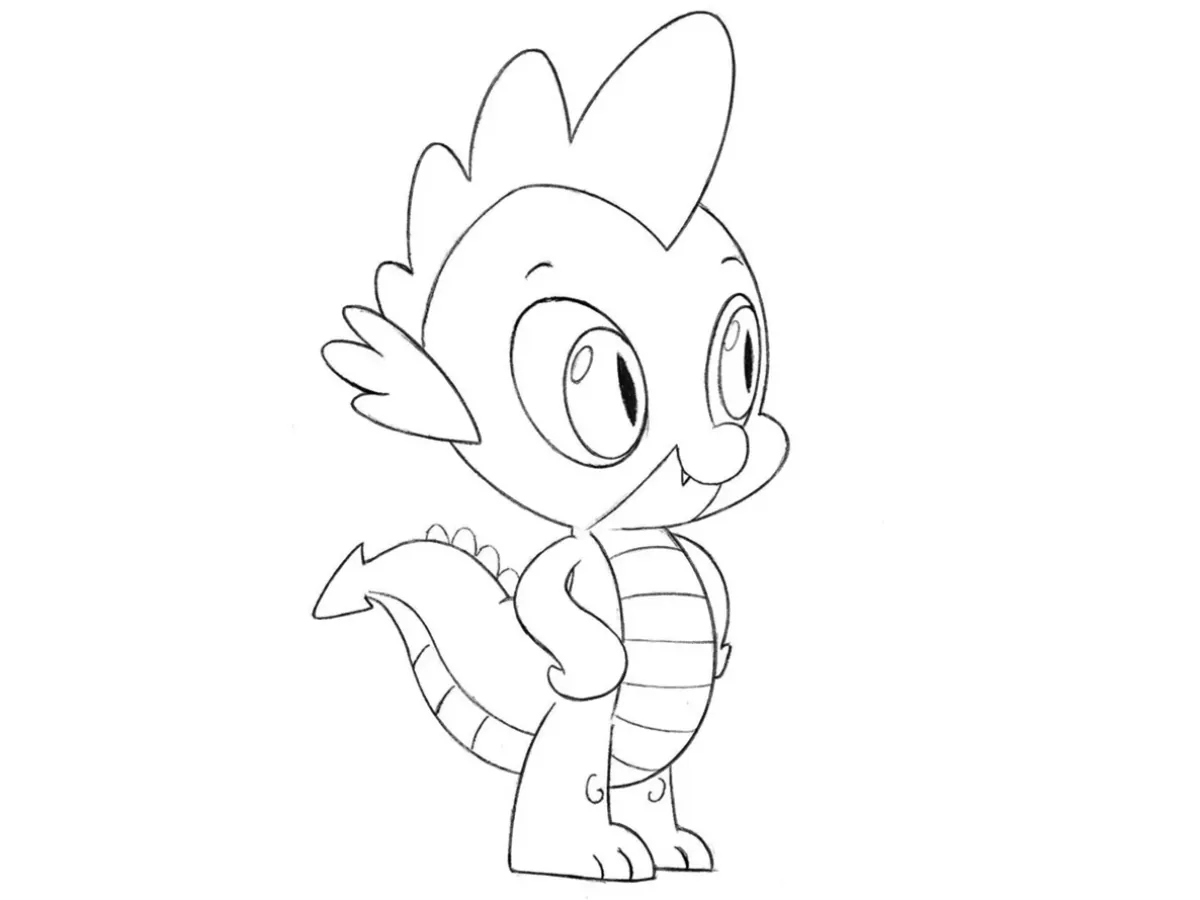 how to draw spike featured image