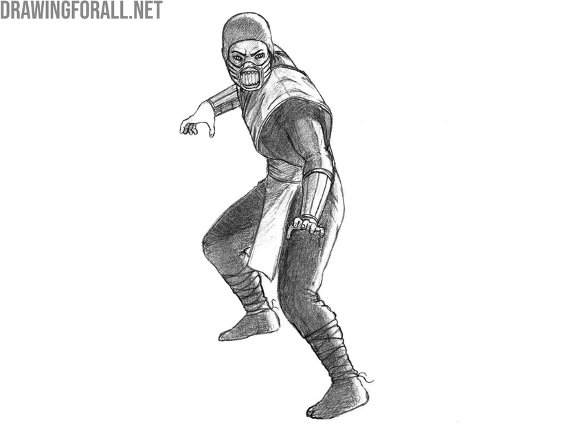 Add realistic shadows to the ninja