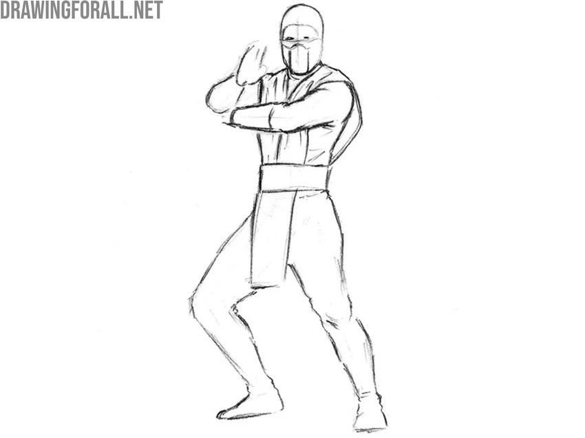 Sketch the mask and begin shaping the eyes