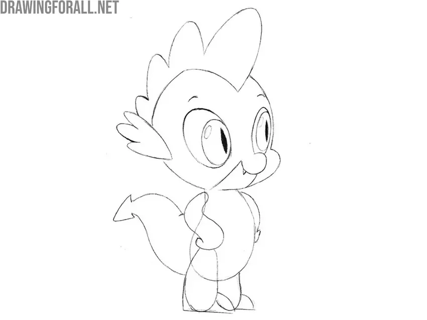 Complete the legs and add the tail