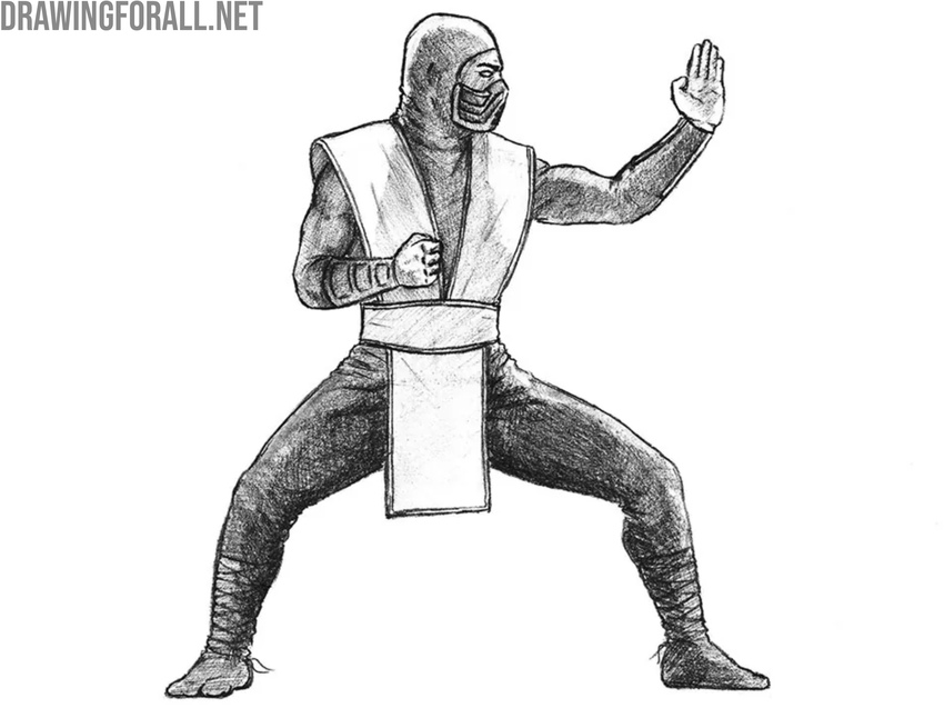 Apply realistic shadows to the ninja