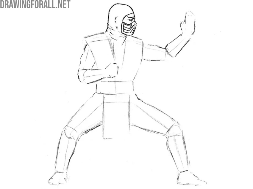 Detail the eyes, hood, and mask