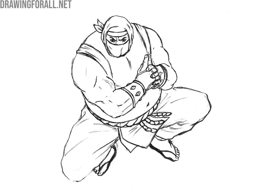 Sketch the sandals and complete the legs