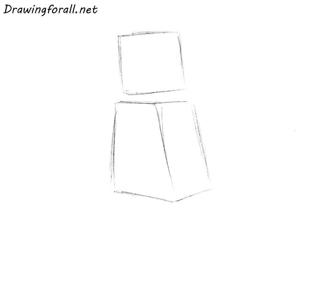 how to draw a lego man