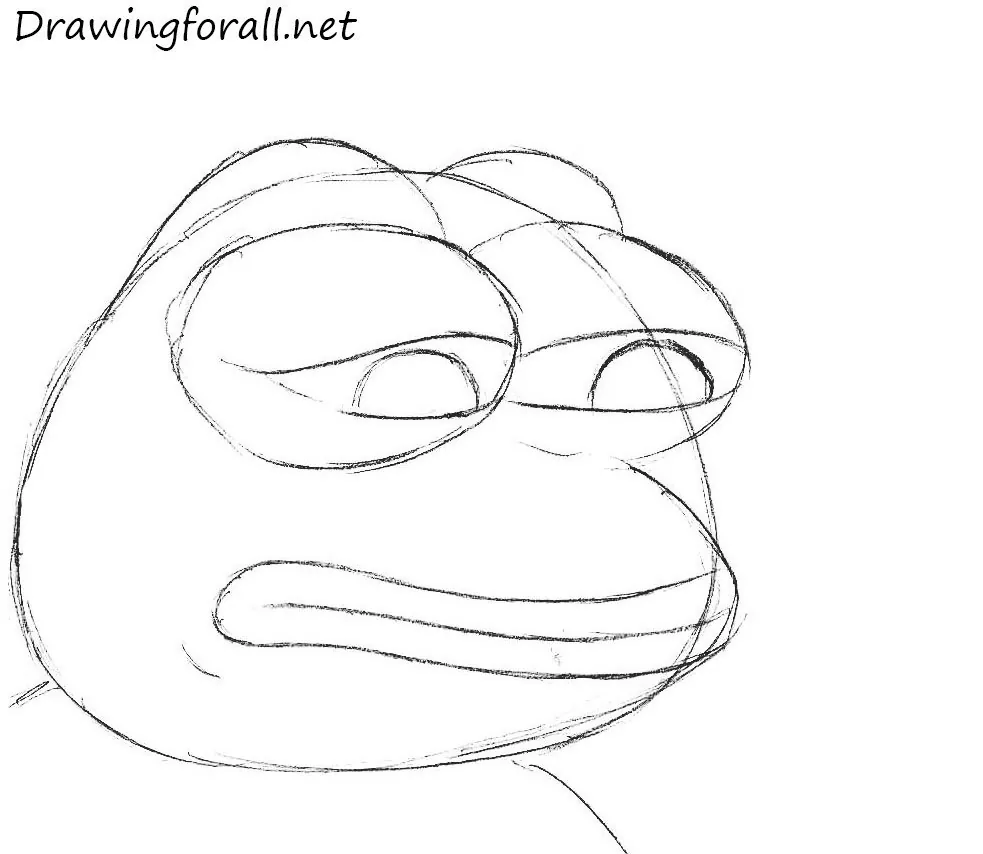 How to draw pepe frog