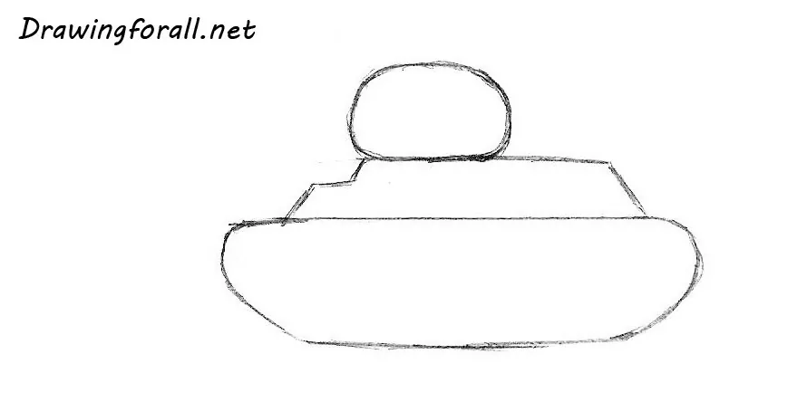 how to draw a tank for amateur artists