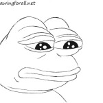 How to Draw Sad Frog