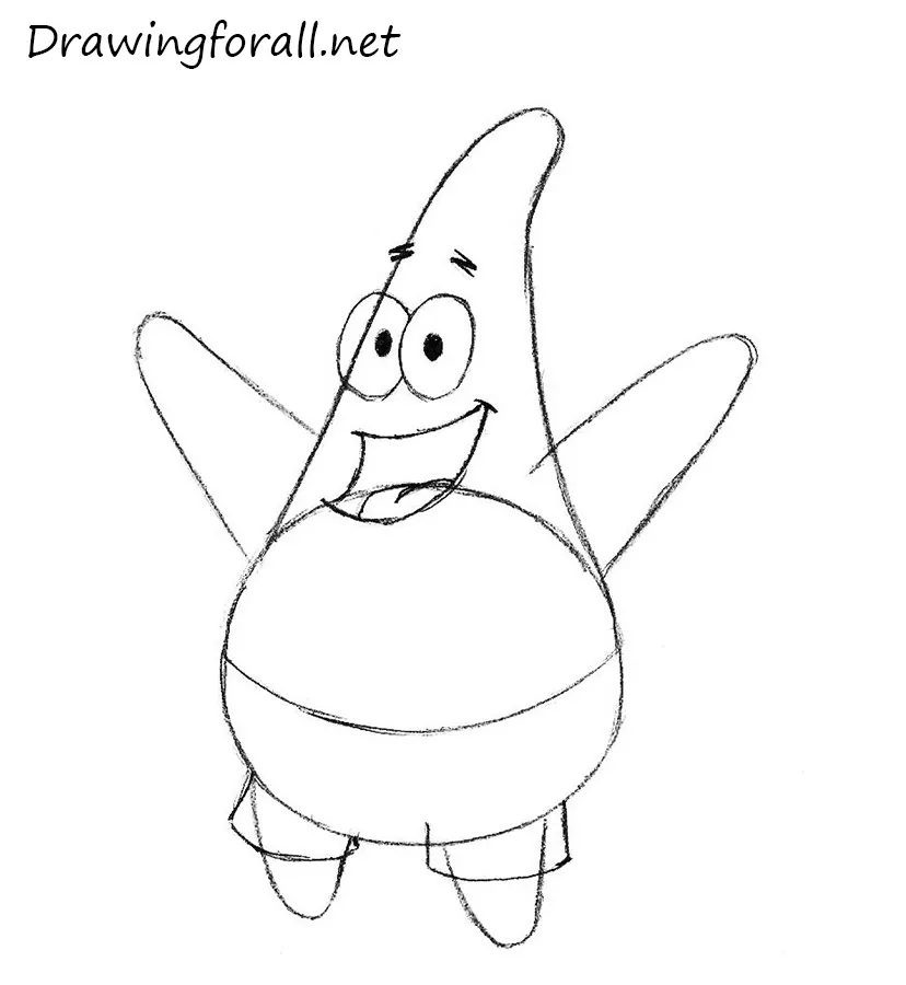 drawing patrick star