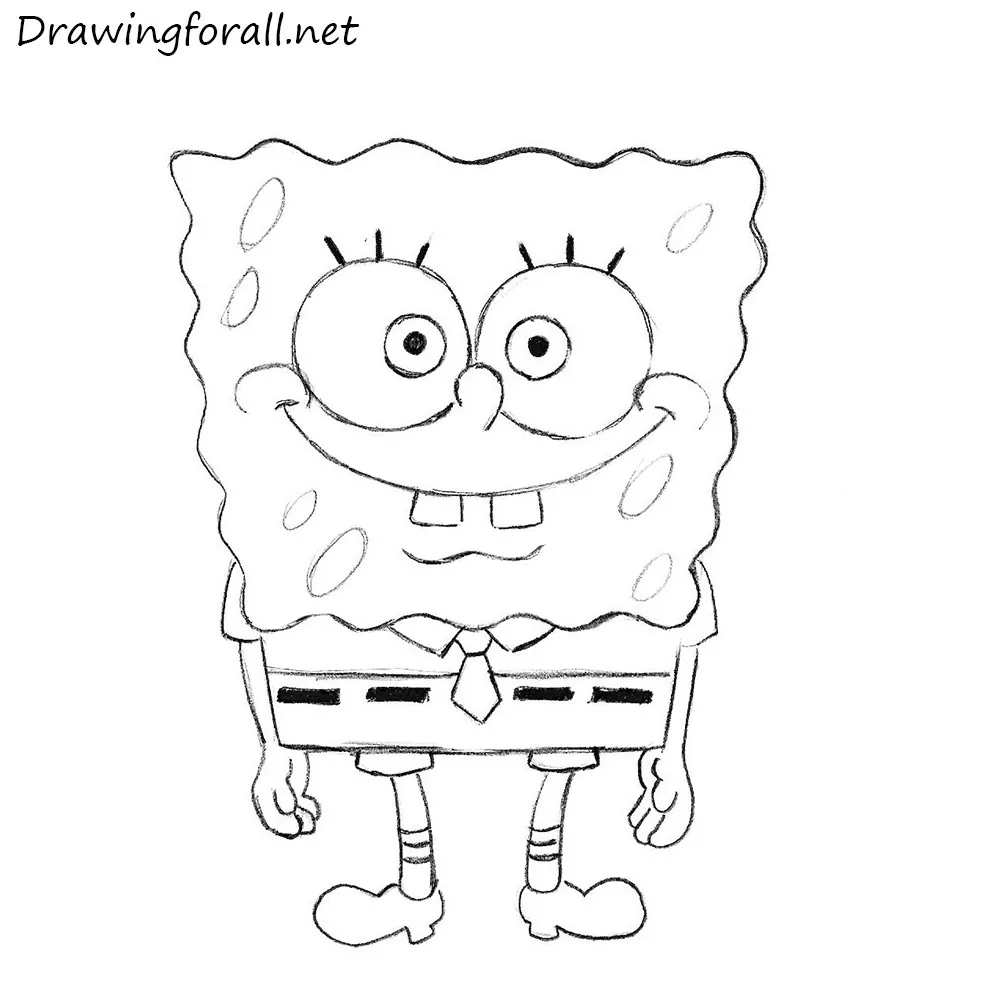 How to Draw SpongeBob SquarePants Drawingforall net