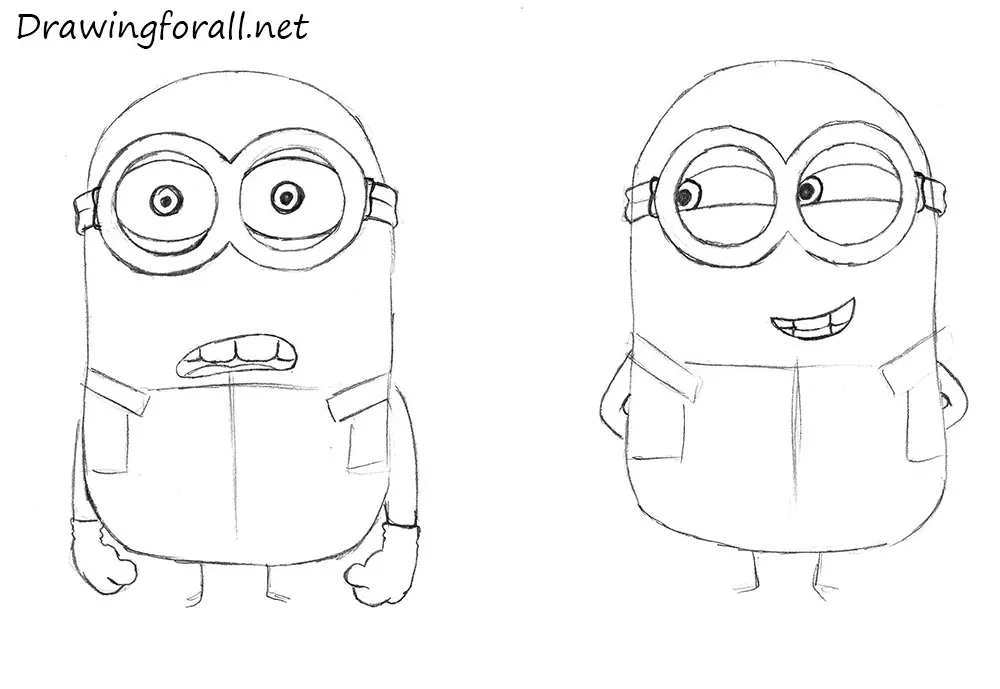 How to Draw a Minion  Easy Drawing Art