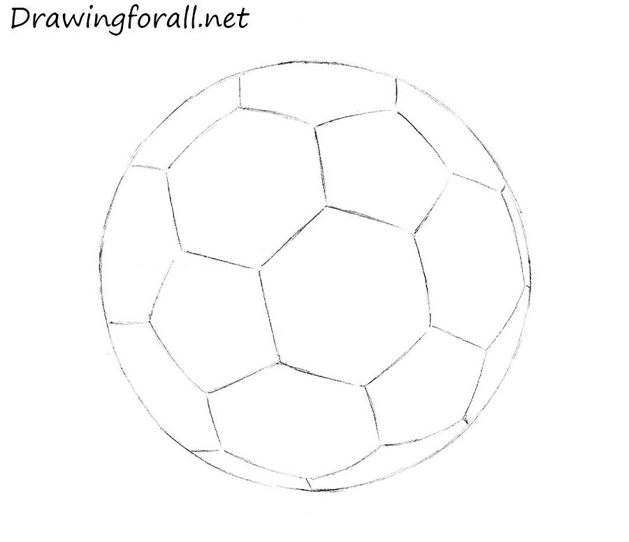 soccer ball drawing