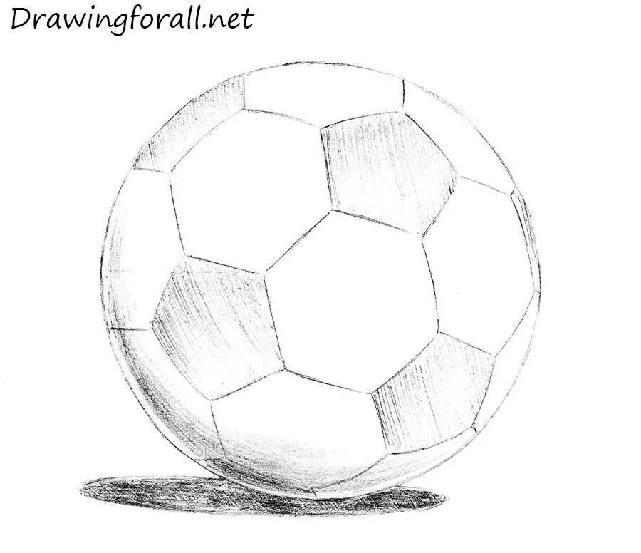 drawing soccer ball