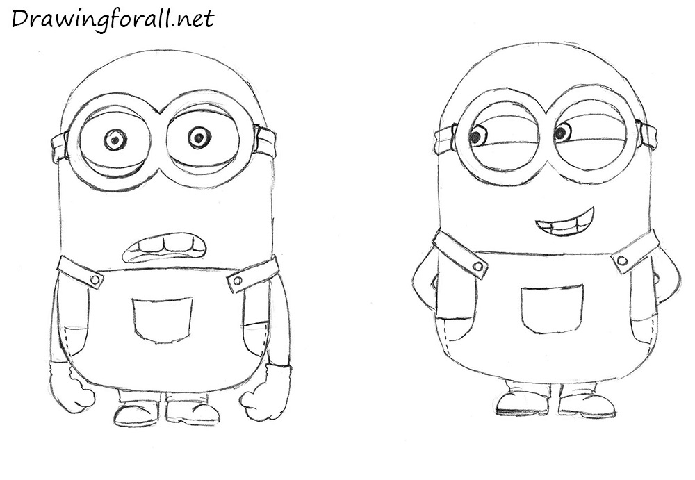 how to draw minions