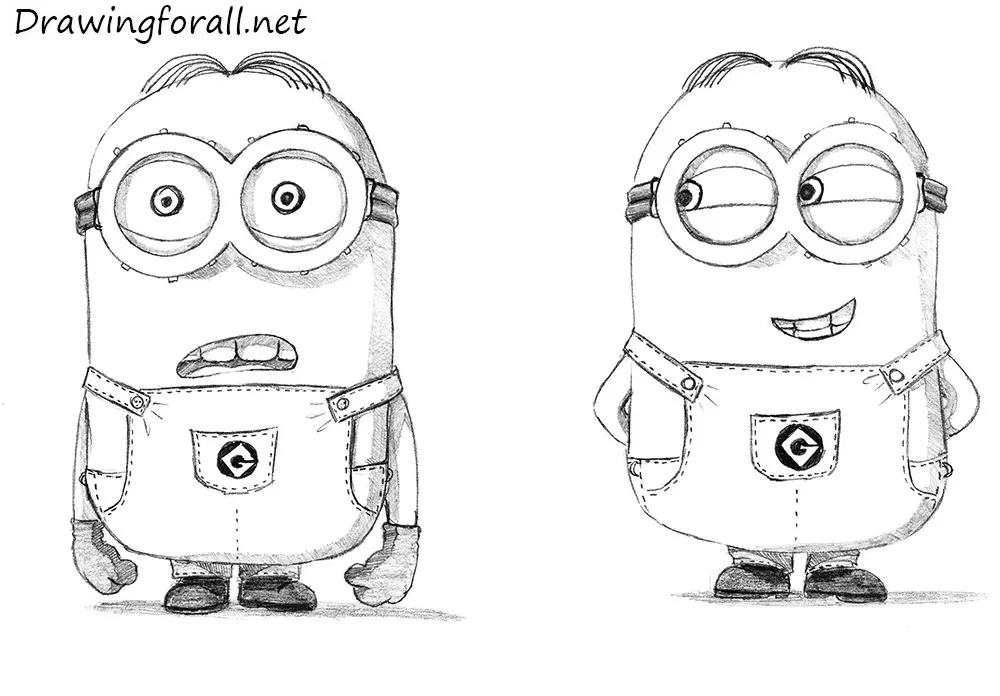 how to draw minions