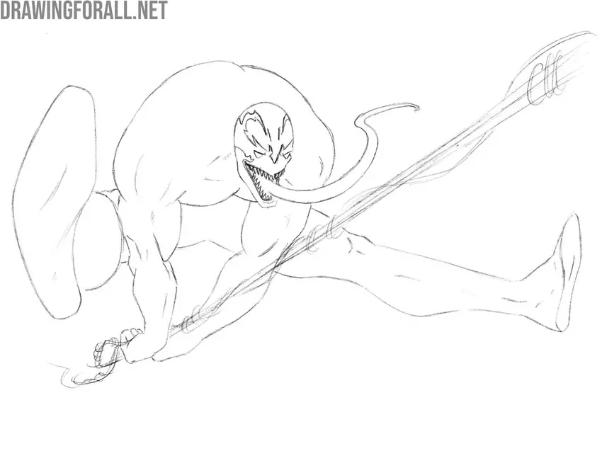 Refine the villain’s legs