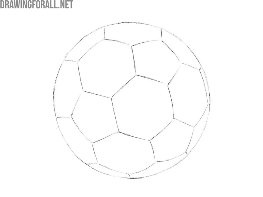 Draw the final ball panels