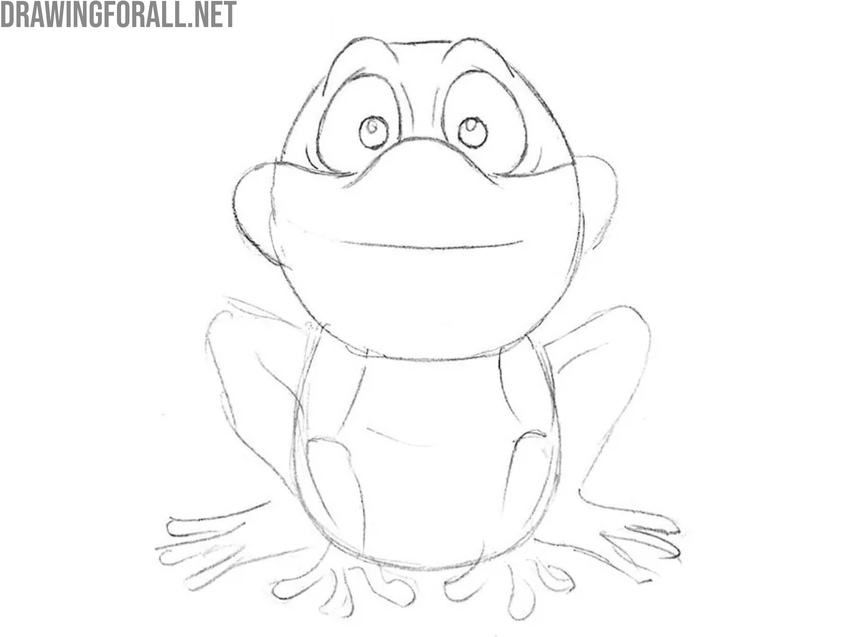 Trace the cartoon eyes and brows