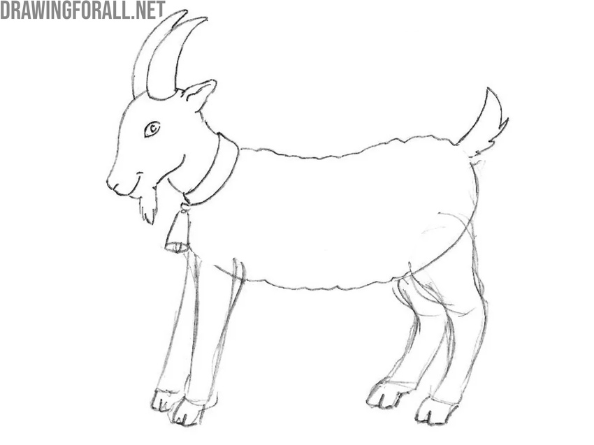 Trace and refine the collar and bell