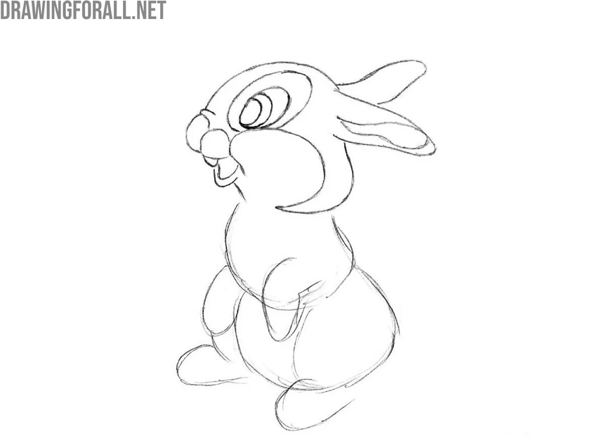 Refine the long rabbit ears