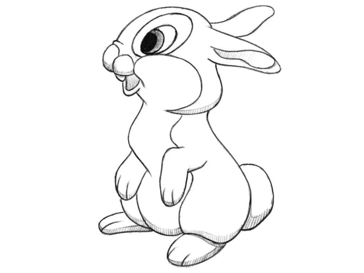 how to draw a cartoon rabbit featured image