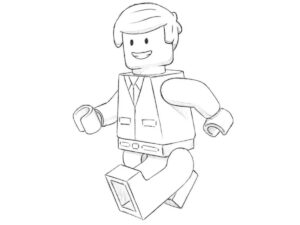how to draw a lego man featured image