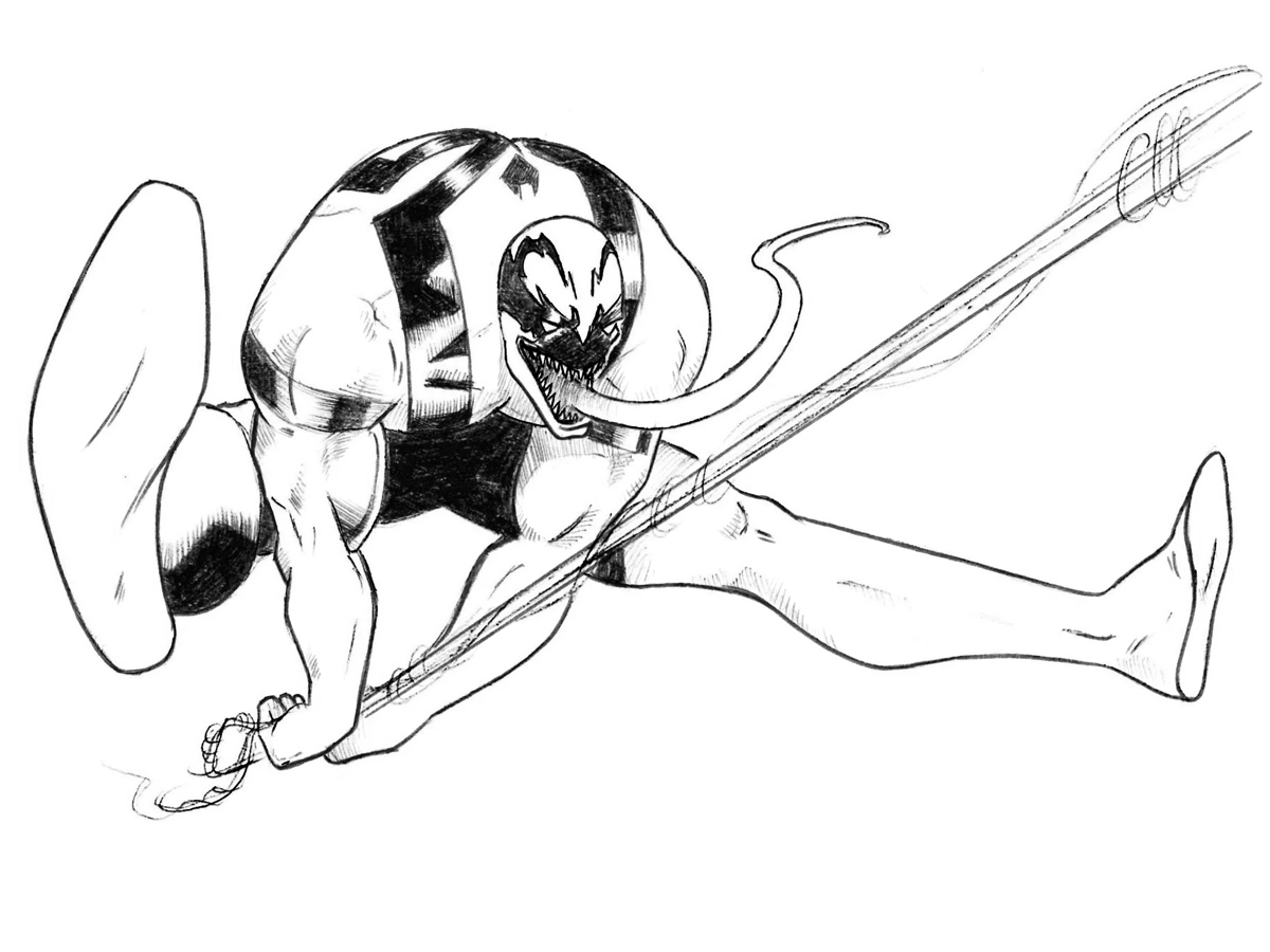 how to draw anti venom featured image
