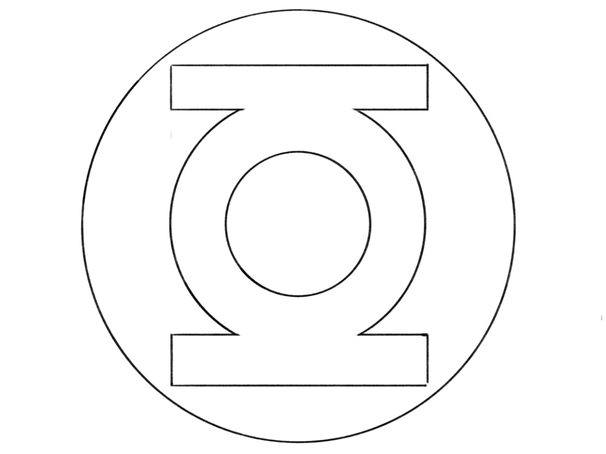 how to draw green lantern logo featured image