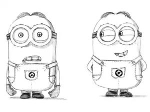 how to draw minions featured image