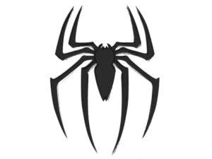 how to draw spider mans logo featured image