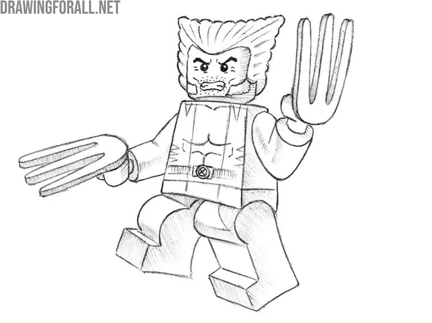 Finish the legs and add shading