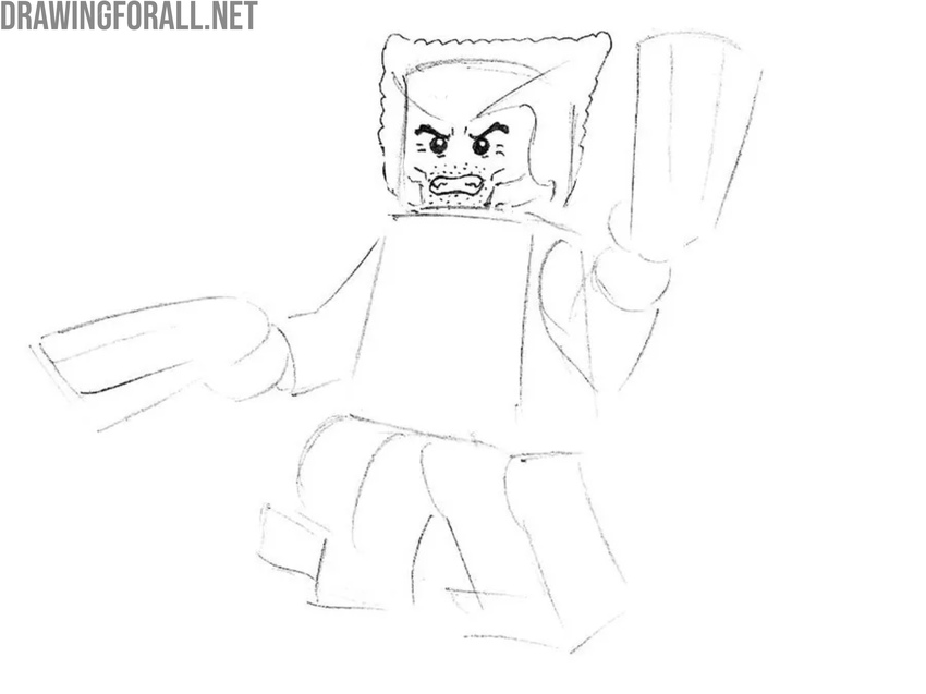 Trace and detail the face