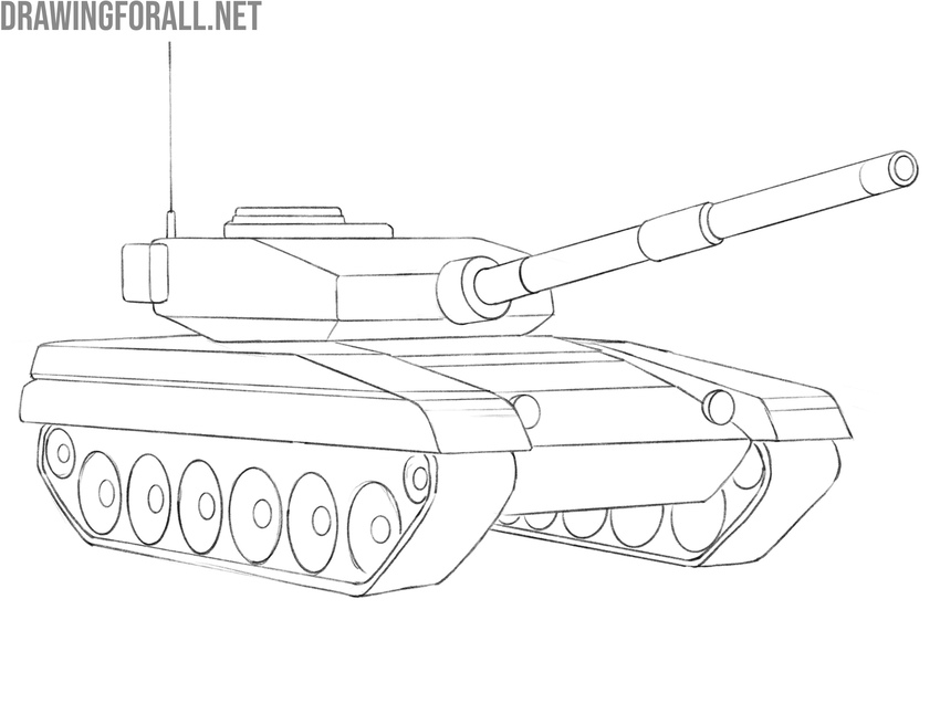 Clean up the entire tank drawing