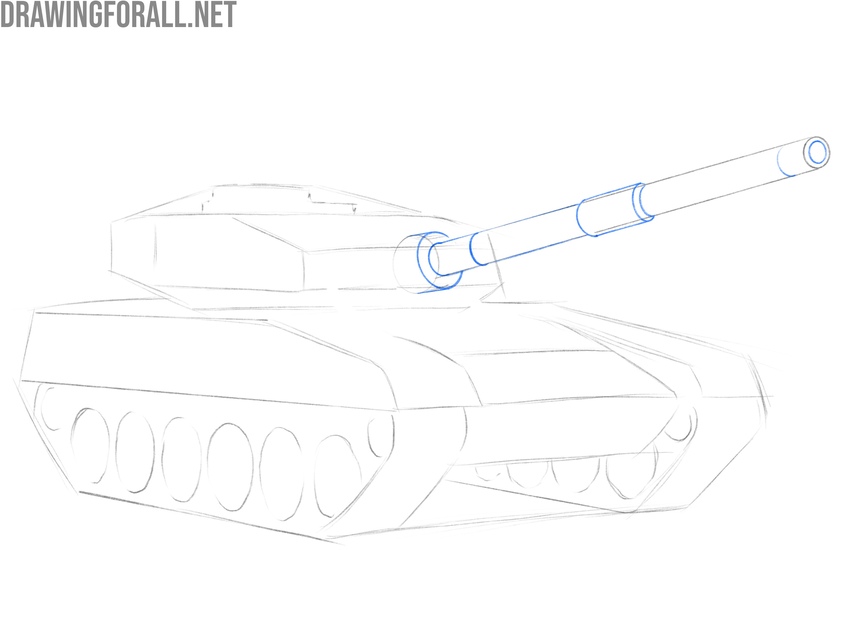 Refine the gun barrel details