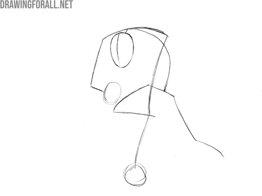 Draw the base lines of Venom