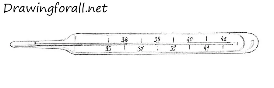 How to Draw a Thermometer