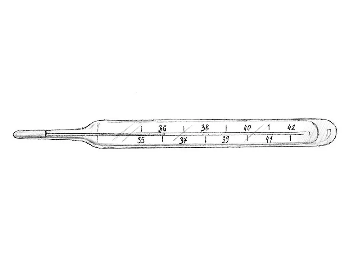 how to draw a thermometer featured image