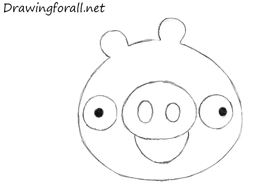 Clean the sketch and add the pupils