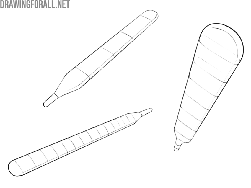 thermometer drawing examples