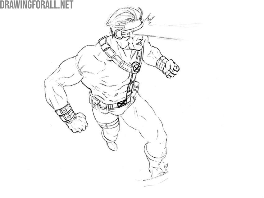 Detail the X-man’s legs