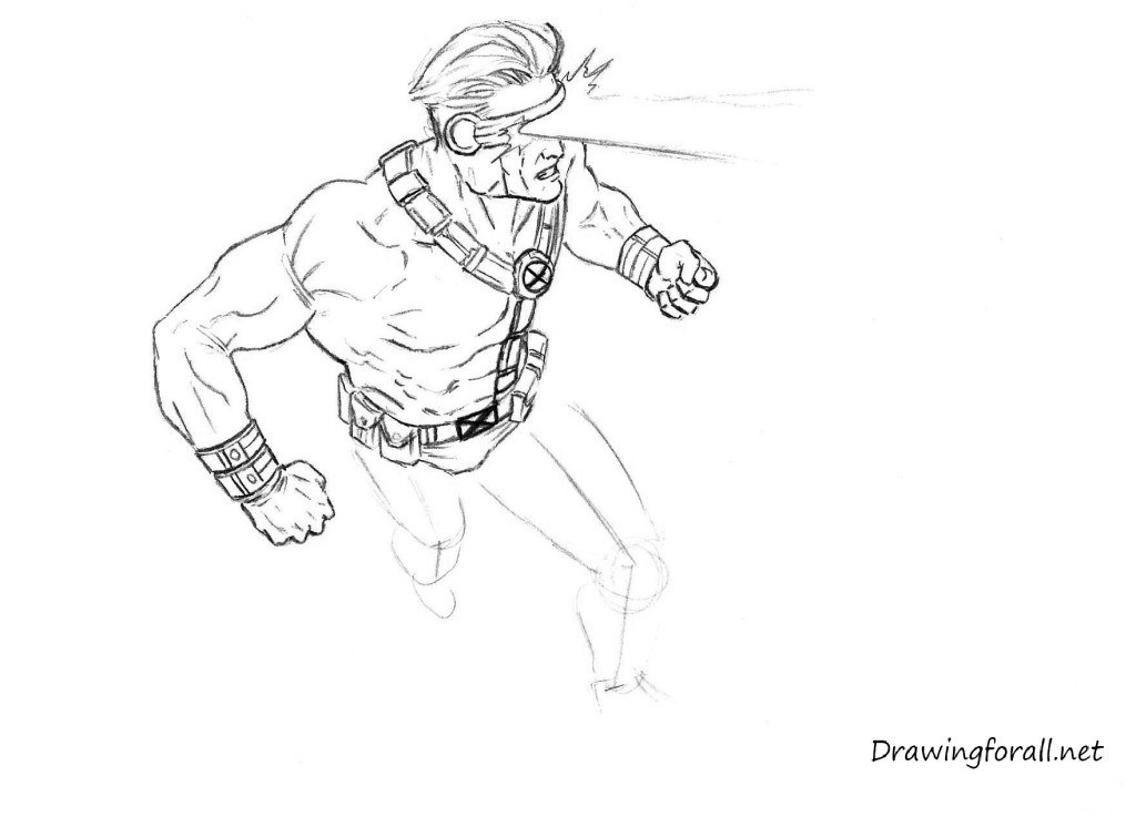 how 2 draw cyclops from X-Men